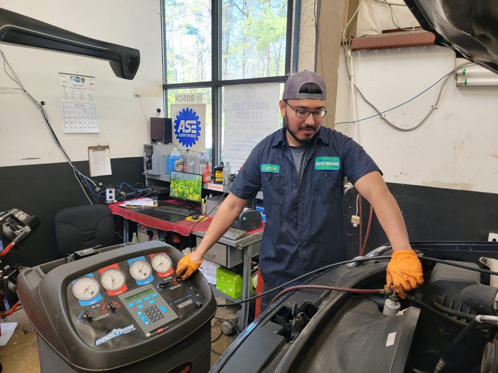 Car air conditioning service